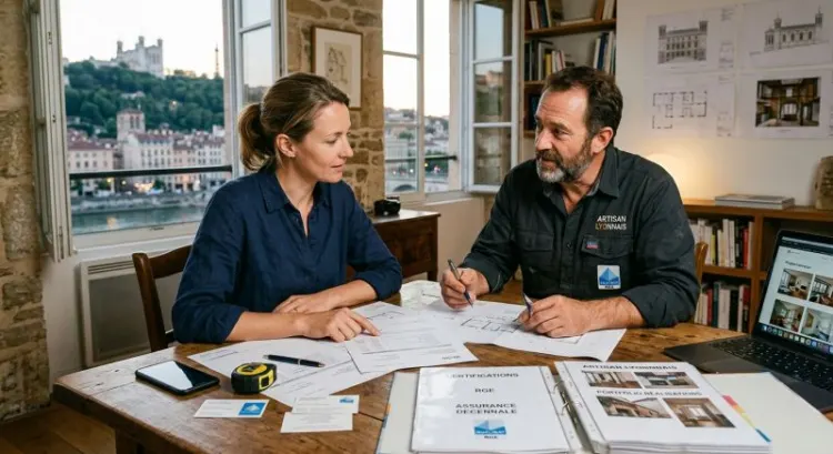 Comment choisir un artisan à Lyon : les 7 critères à vérifier avant de signer un devis